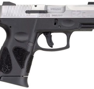 Taurus G2C Pistol Stainless/Black .40 SW 3.2" Barrel 10-Rounds Includes 2 Magazines