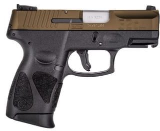 Taurus G2C Pistol Burnt Bronze 9mm 3.25" Barrel 12-Rounds Includes 2 Magazines