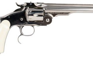 Taylors and Co Russian Nickel .45 Colt 6.5" Barrel 6-Rounds Ivory Grip