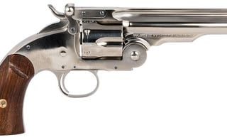 Taylors and Co Schofield Top Break Nickel .45 Colt 5" Barrel 6-Rounds