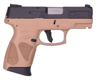 Taurus G2C Pistol Black/Flat Dark Earth 9mm 3.25" Barrel 12-Rounds Includes 2 Magazines