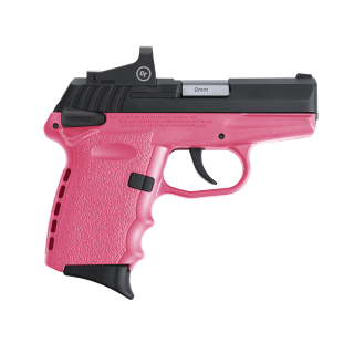 SCCY CPX-1 RD Black / Pink 9mm 3.1" Barrel 10-Rounds Reflex Sight