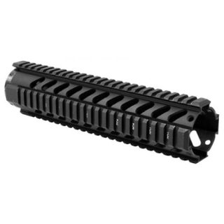 AIM Sports Inc Free Float Quad Rail Black 10-inch