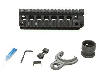 Bravo Company Gunfighter Picatinny Quad Rail 5.56 Nato 7 In Black