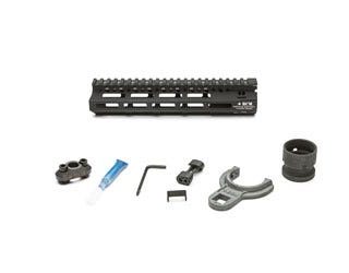Bravo Company MLOK Compatible Modular Rail (MCMR) Black 9-inch