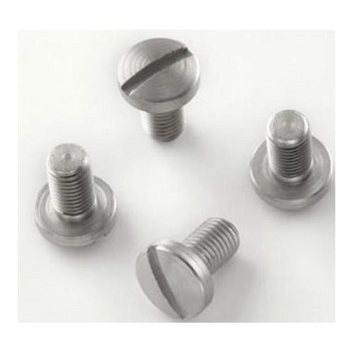 Hogue Govt. and Officers Model Screws (4) Slotted - Stainless Finish