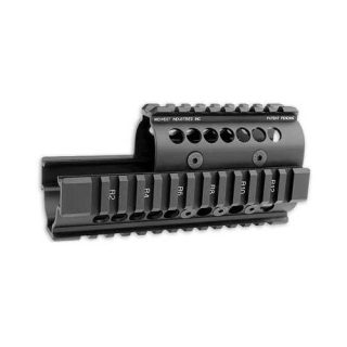 Midwest Industries AK47/74 Quad Rail Black