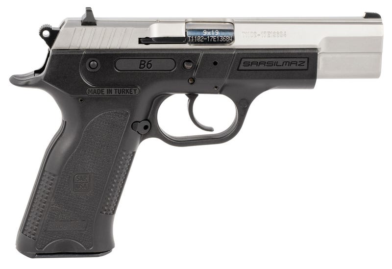 SAR USA B6 9mm 4.5" Barrel 10-Rounds Stainless Slide