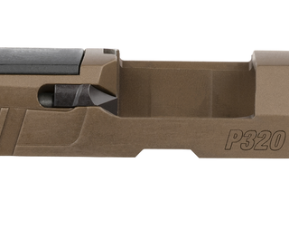 Sig Sauer P320 PRO-CUT Slide Assembly Coyote Brown 9mm 3.6" Barrel Suppressor Sights