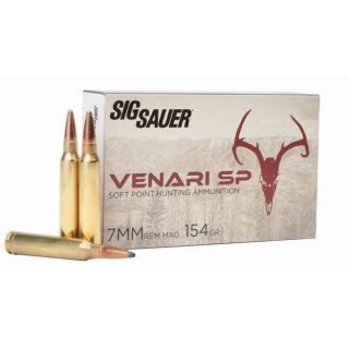 Sig Sauer Venari 7mm Remington Magnum 20-Rounds 154 Grain Soft Point