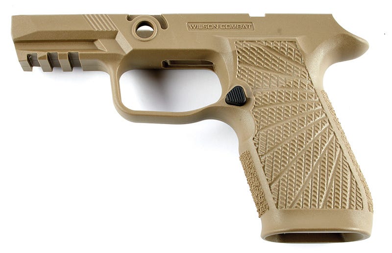 Wilson Combat Grip Module Fits P320 Carry II No Manual Safety Tan