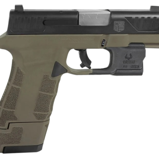 Diamondback DBAM29 Sub-Compact Flat Dark Earth 9mm 3.5" Barrel 17-Rounds Viridian Laser