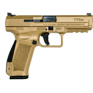 Canik TP9SF Pistol Flat Dark Earth/Black 9mm 4.46" Barrel 10-Rounds Includes 2 Magazines