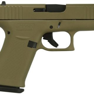 Glock 43X Gen4 Flat Dark Earth 9mm 3.4" Barrel 10-Rounds Fixed Sights