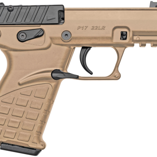 Kel-Tec P17 Pistol Tan .22 LR 3.9" Barrel 16-Rounds Includes 3 Magazines