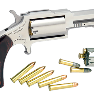 North American Arms 1860 Sheriff Stainless .22 LR / .22 Mag 2.5" Barrel 5-Rounds