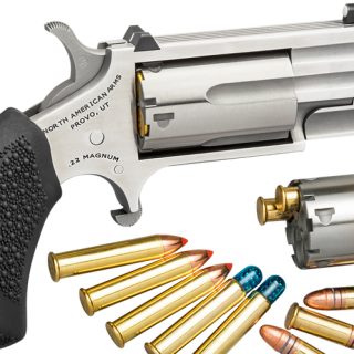 North American Arms Pug Stainless .22 LR 1" Barrel 5-Rounds