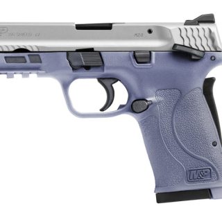 Smith and Wesson M&P380 Shield EZ Orchid / Stainless .380 ACP 3.675" Barrel 8-Rounds Two Magazines