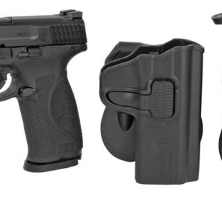 Smith and Wesson M&P40 M2.0 .40 SW 4.25" Barrel 15-Rounds Carry & Range Kit