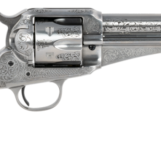 Taylors and Co 1875 Army Outlaw Steel .45 Colt 5.5" Barrel 6-Rounds White Engraved
