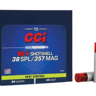 Authentic CCI Big 4 Shotshell 38 Special Ammo 84 Grain Lead Shot 200 rounds for sale