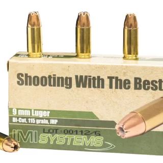 IMI 9mm Luger Ammo 115 Grain Jacketed Hollow Point for sale