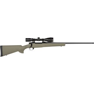 Howa M1500 Hogue GamePro 2 Rifle 7mm Rem Mag 24 in. Green Scope Package