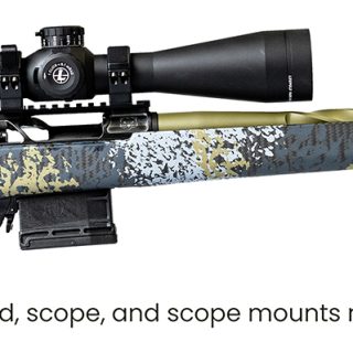 Horizon Firearms RF008S232216C13 Venatic 2023 300 PRC 22″ Spiral Fluted Threaded Barrel, Drilled & Tapped Receiver, Iota EKO X Carbon Fiber Stock