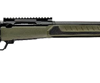 Savage Arms 32636 110 Core Predator Full Size 6mm Creedmoor 10+1 22″ Medium Heavy Fluted Barrel, Arca Rail Forend, Hunter Green AccuStock w/AccuFit V2 Synthetic Stock, Left Hand