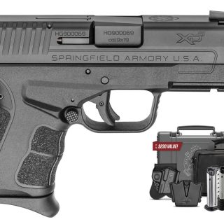 Springfield XDS Mod.2 9mm Instant Gear Up Package with Front Night Sight, 5 Mags, Range Bag, Holster and Mag Pouch